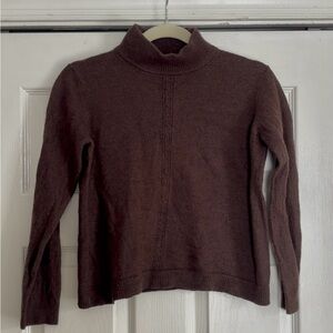 Preswick & Moore Rich Brown Turtleneck Sweater